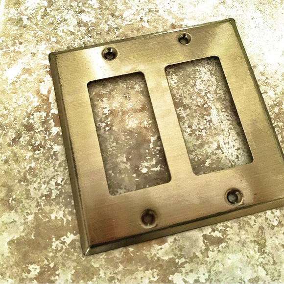 Brass Colour Switch Plate - Picture 3 of 3